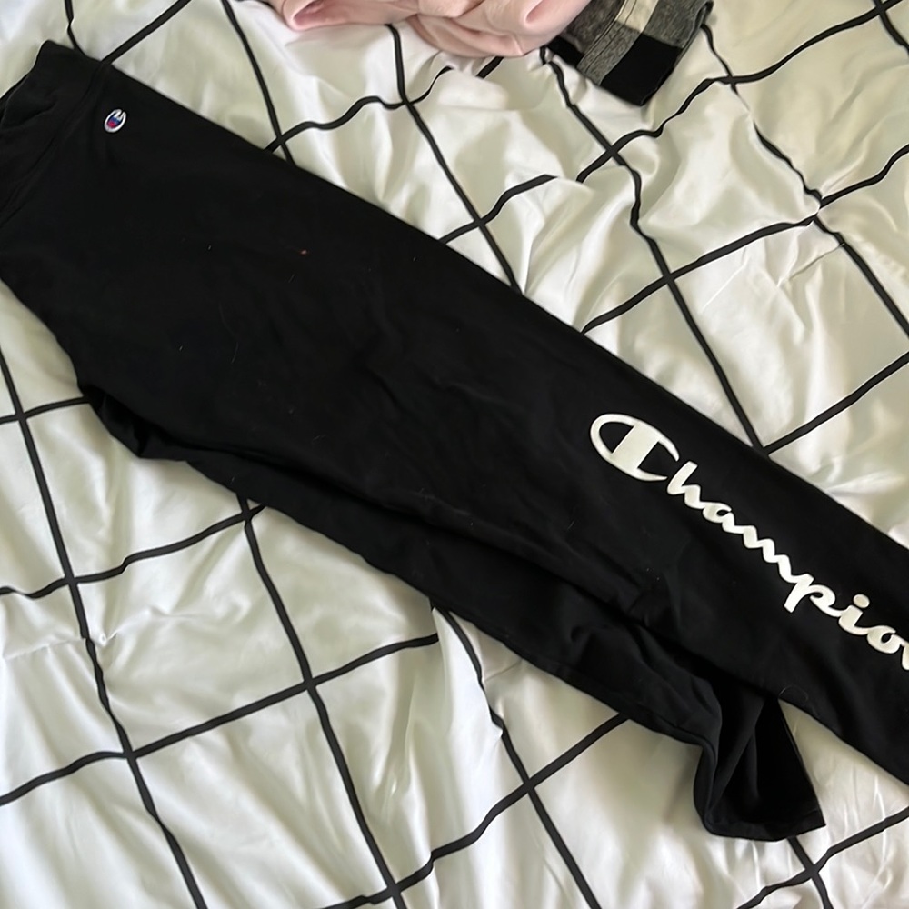 Black champion leggings